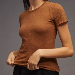 Anthropologie rag & bone Gemma Tee Size M (Runs Small!)